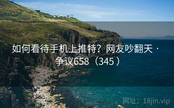 如何看待手机上推特？网友吵翻天 · 争议658（345 ）  第2张