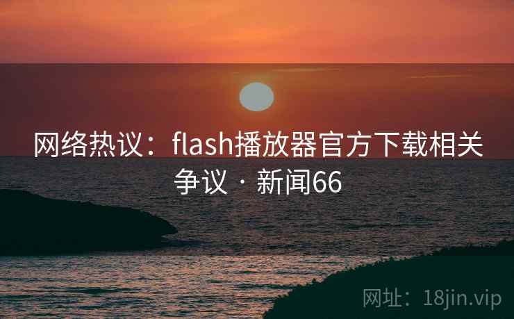 网络热议：flash播放器官方下载相关争议 · 新闻66