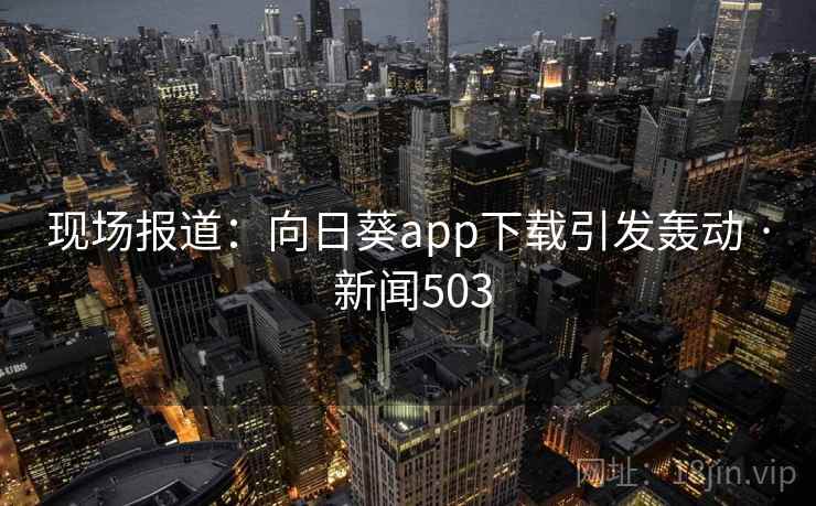 现场报道：向日葵app下载引发轰动 · 新闻503  第1张